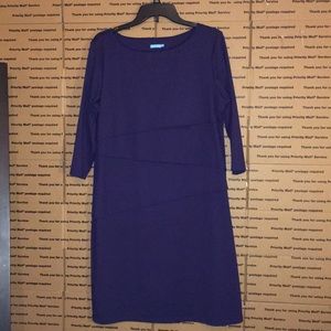 J. McLaughlin Navy Blue Dress, Size XL